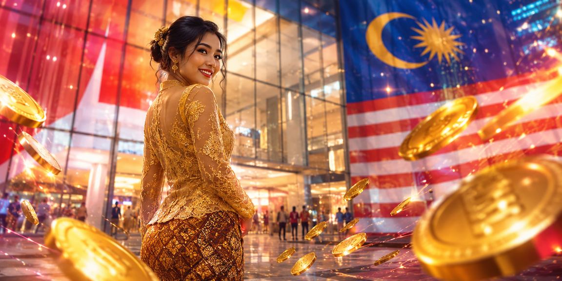 Suasana kasino hiburan premium di Kuala Lumpur dengan pemain berpakaian kebaya