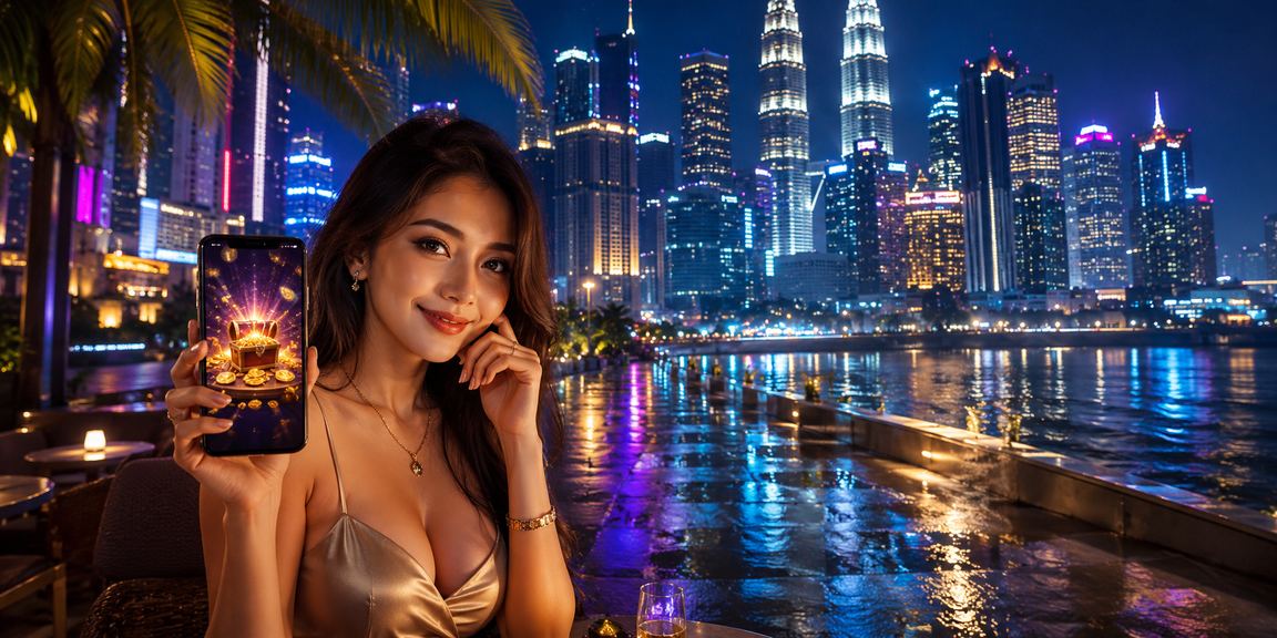 Pengguna Malaysia menggunakan aplikasi 41000 di telefon pintar untuk akses kasino mudah alih