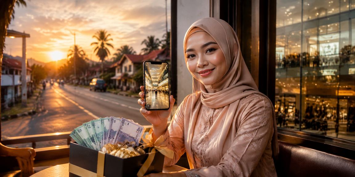 Pengguna Malaysia bermain loteri dalam talian menggunakan telefon pintar di platform 41000